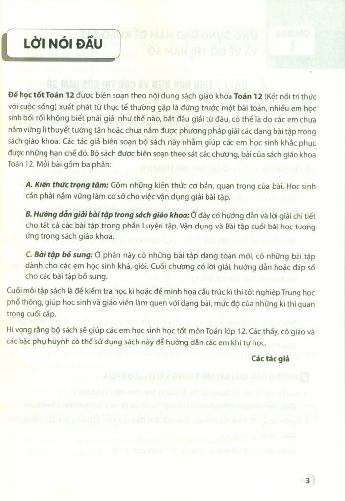 ĐỂ HỌC TỐT TOÁN LỚP 12 - TẬP 2 (Kết nối tri thức với cuộc sống)